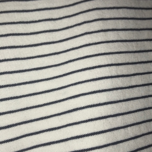 Black and White Striped Brandy Melville T Shirt - Picture 3 of 3